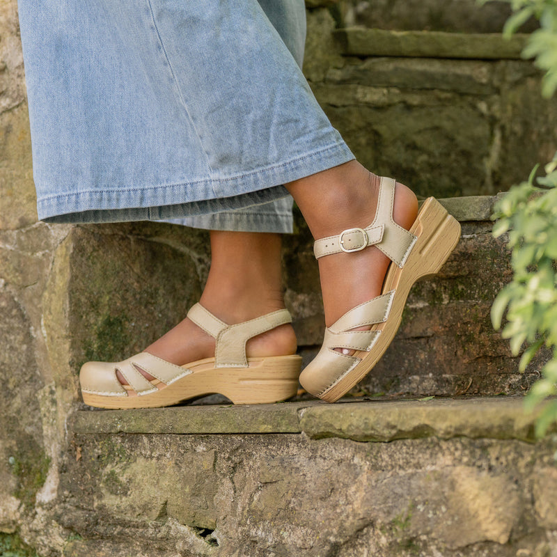 Women's Dansko Margreta Mary Jane Clog in Biscotti. Sku: 70641421