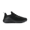 Men's black lace-up sneaker with padded collar and chunky rubber sole