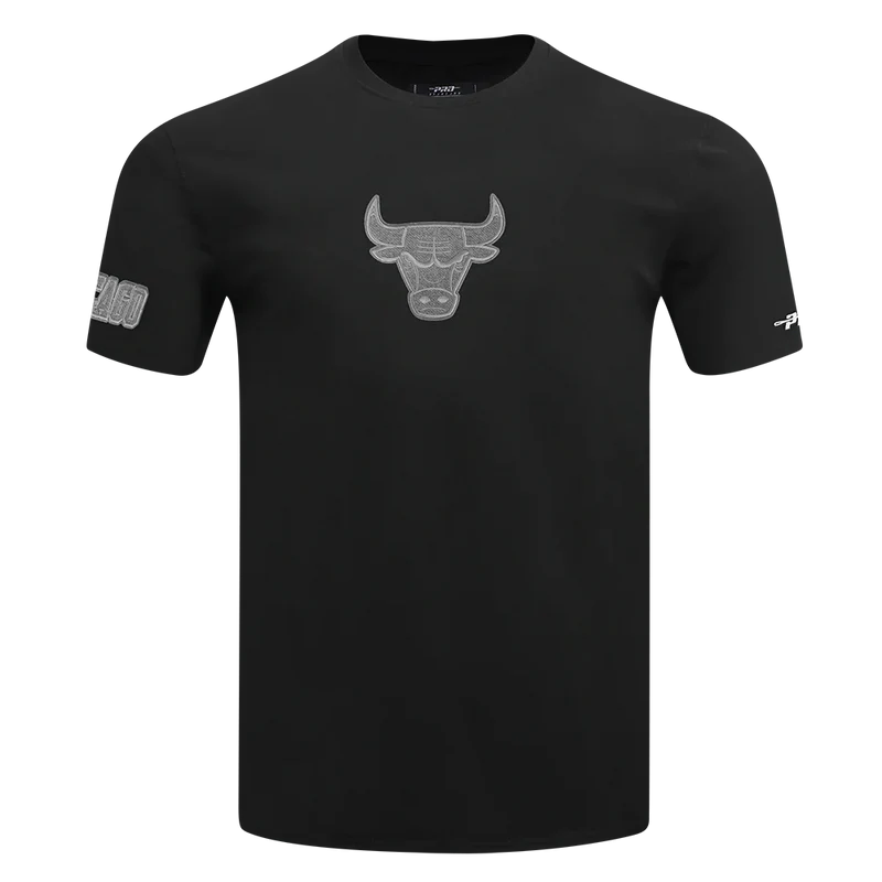 Men's Pro Standard NBA Chicago Bulls Reverse French Terry Drop Shoulder Tee