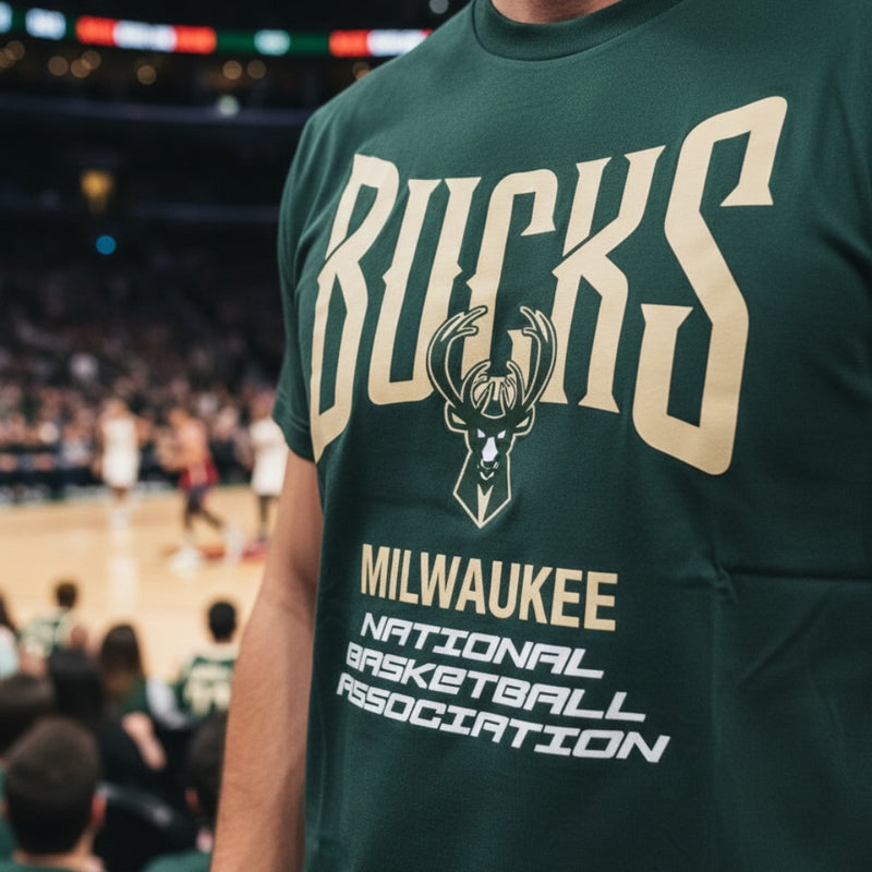 Men's Pro Standard NBA Milwaukee Bucks City Tour 2.0 Drop Shoulder