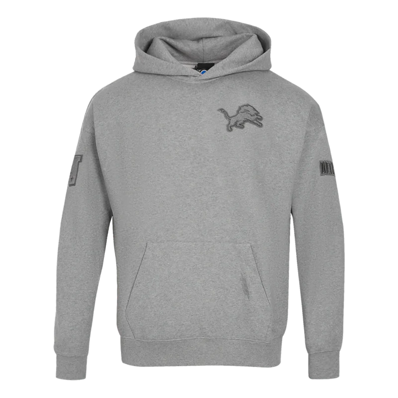Men's Pro Standard NFL Detroit Lions Neutral Drop Shoulder PO Hoodie