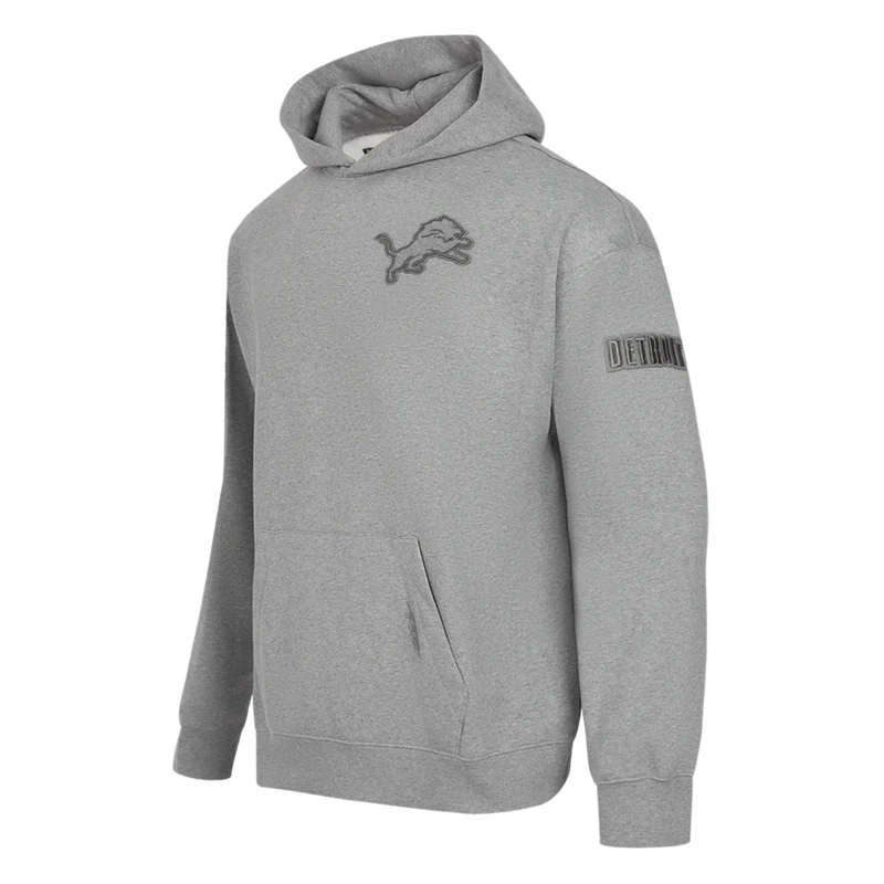 Men's Pro Standard NFL Detroit Lions Neutral Drop Shoulder PO Hoodie