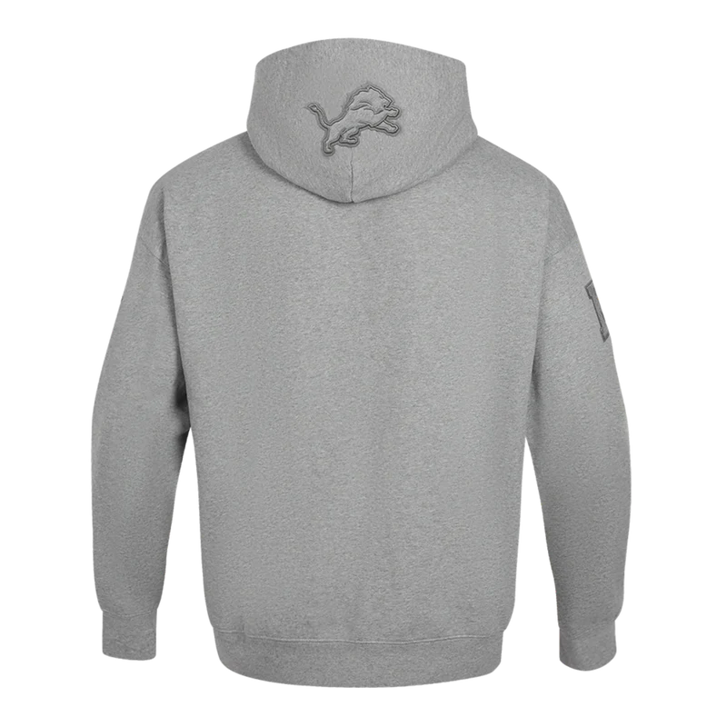 Men's Pro Standard NFL Detroit Lions Neutral Drop Shoulder PO Hoodie