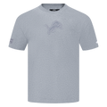 Men's Pro Standard NFL Detroit Lions Reverse French Terry Cotton Jersey Drop Shoulder Tee