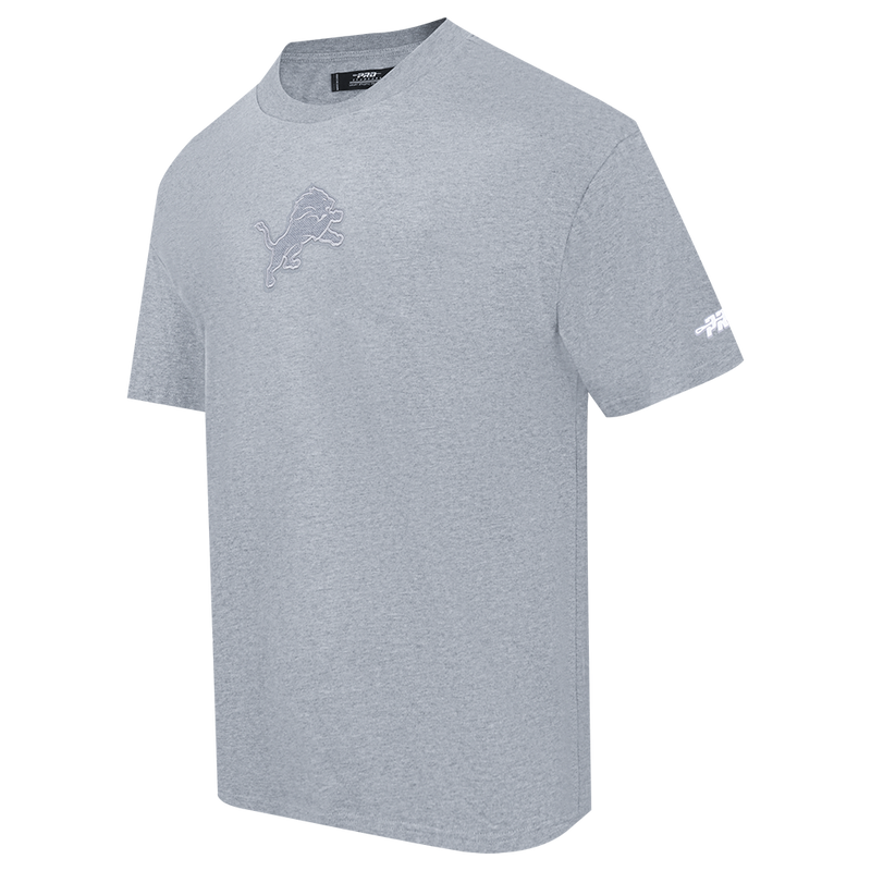 Men's Pro Standard NFL Detroit Lions Reverse French Terry Cotton Jersey Drop Shoulder Tee