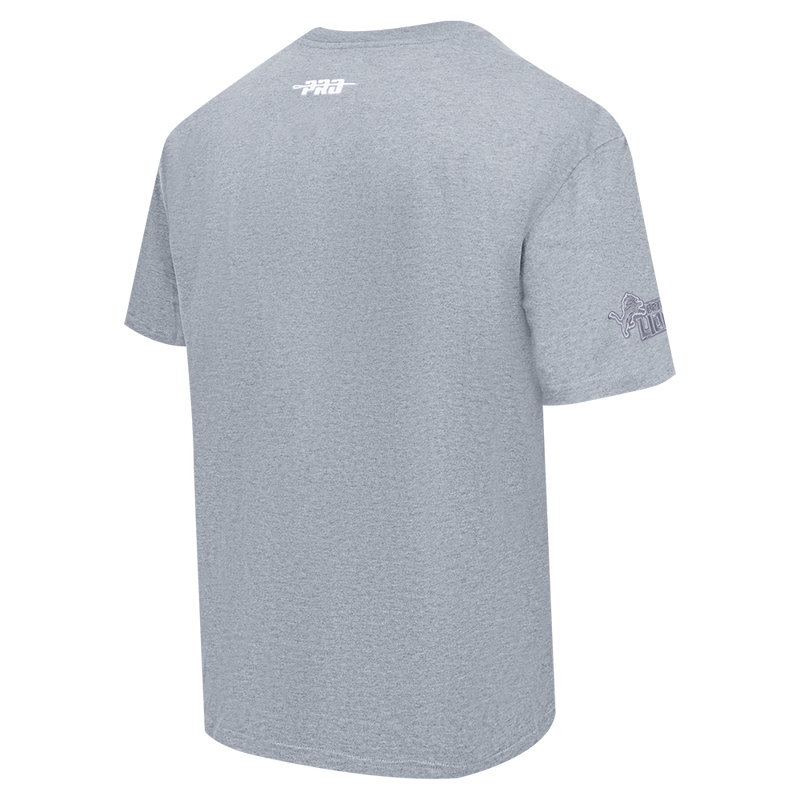 Men's Pro Standard NFL Detroit Lions Reverse French Terry Cotton Jersey Drop Shoulder Tee