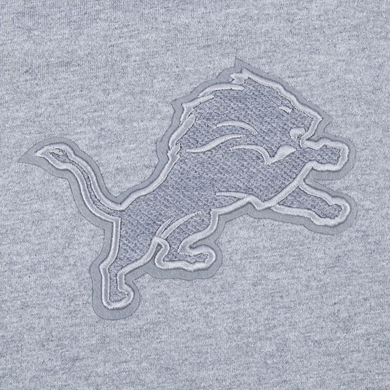 Men's Pro Standard NFL Detroit Lions Reverse French Terry Cotton Jersey Drop Shoulder Tee