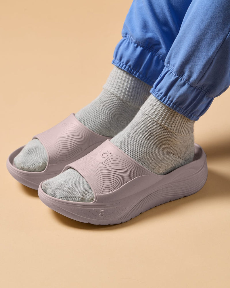 Men's SuperCush Recovery Slide - Lilac Mist