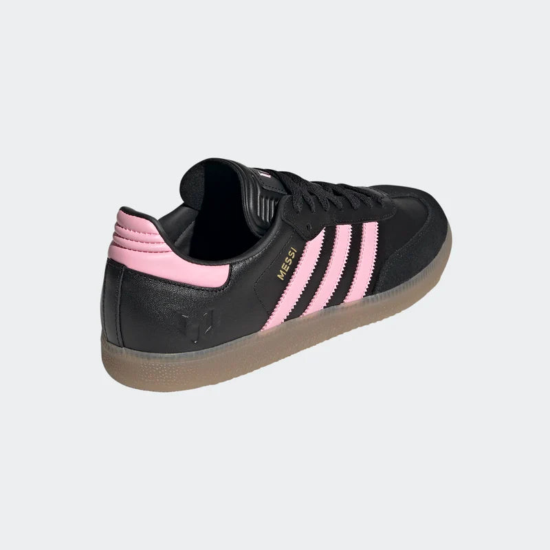 Men's/Women's Adidas Samba Messi "Core Black Pink Gold"