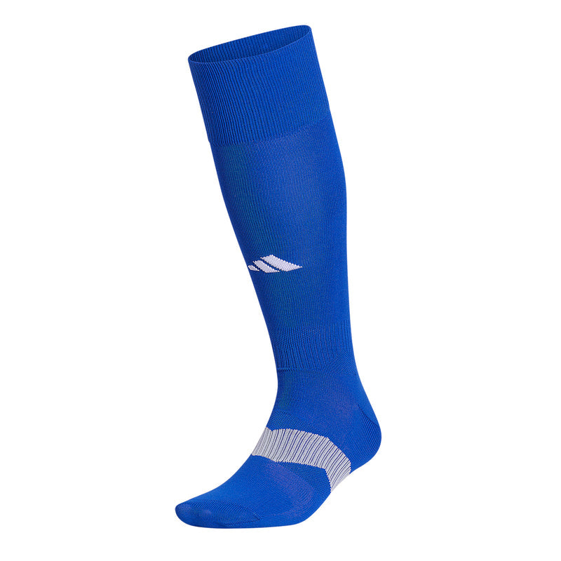Extra small OTC compression socks in royal blue with white logo detail