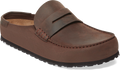 Quarter turn view Men's Birkenstock Footwear style name Naples Oiled in color Habana. Sku: 1029617