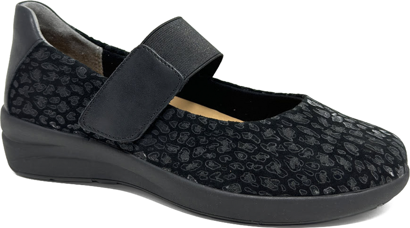 Women's Ziera Navis-W in Black Leopard Multi. Sku: ZR10264A55HG