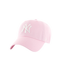 NEW YORK YANKEES CLEAN UP CAP PINK