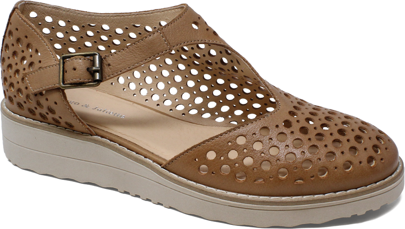 Women's Django & Juliette Offhand in Dark Tan-Vanilla Sole Leather. Sku: DJ21699T7MLE