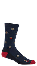 Men's Darn Tough Socks style name Oh Snap in color Eclipse. Sku: 6125-ECLIPSE