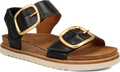 Quarter turn view Women's Taos Footwear style name On The Double in color Black. Sku: OTD-9395BLK