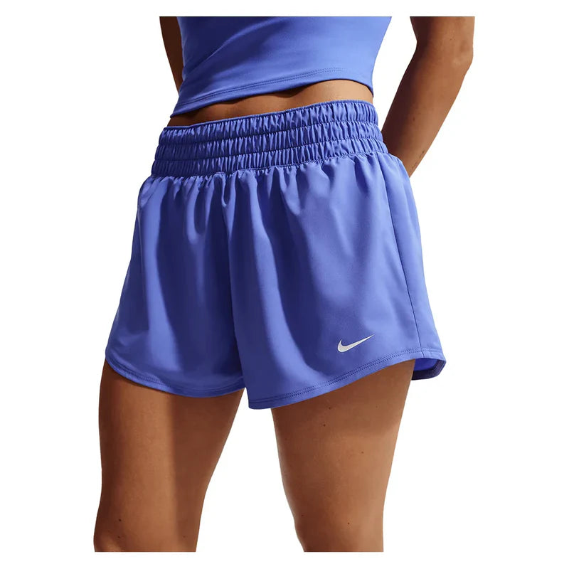 One Women's Dri-FIT Mid-Rise 3" Brief-Lined Shorts