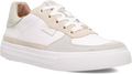 Quarter turn view Women's Taos Footwear style name Pop Soul in color Sand/ Ice Multi. Sku: PPS-142651SNIM