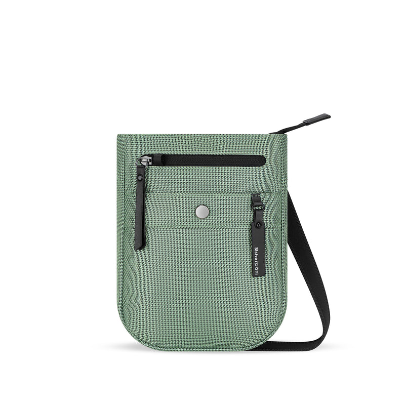 Women's Sherpani Hand Bag style name Prima At in color Aloe Mist. Sku: 25-PRIMA07060