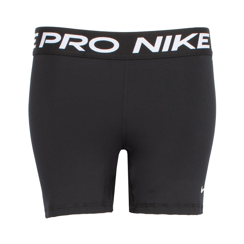 Nike Pro 5-inch compression shorts, black, with PRO NIKE waistband logo
