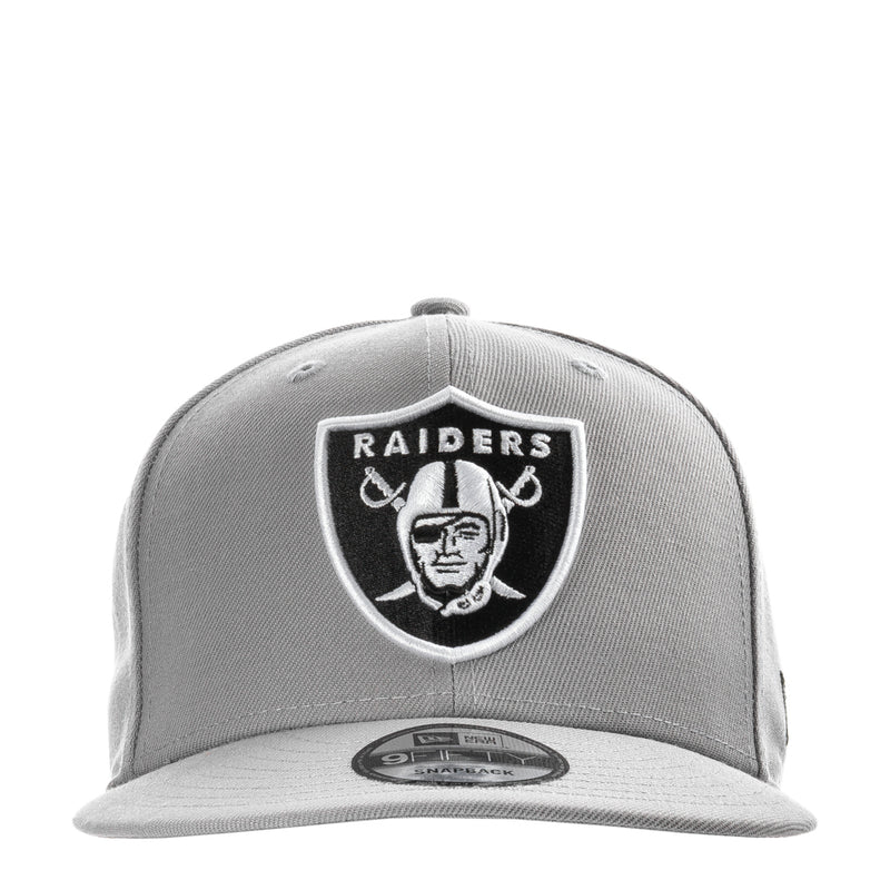 Grey baseball cap with Raiders shield logo on the front panel