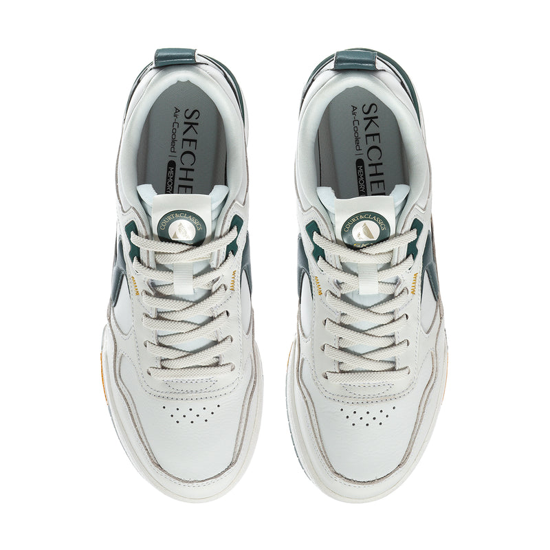 Recoil Targon men's sneakers with padded collar; Skechers logo on tongue lining