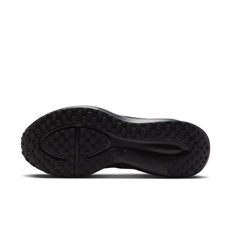 Women’s black rubber outsole with tread pattern for grip