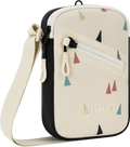 Quarter turn view Women's Sherpani Hand Bag style name Rogue in color Terrazo. Sku: 26-ROGUE07110