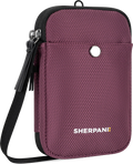 Quarter turn view Women's Sherpani Hand Bag style name Simplicity At in color Smoky Orchid. Sku: 26-SIMPL05060
