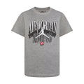 Youth carbon heather T-shirt with Air Jordan Since 85 front graphic.