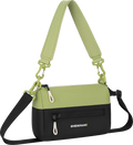 Quarter turn view Women's Sherpani Hand Bag style name Skye in color Palm. Sku: 26-SKYE003110