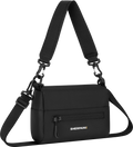 Quarter turn view Women's Sherpani Hand Bag style name Skye in color Raven. Sku: 26-SKYE001110