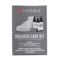 SOFSOLE sneaker care kit box with cleaner bottles and shoe brush