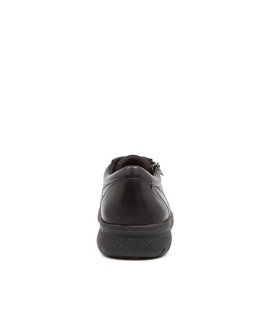 Women's Ziera Solar in Black Leather. Sku: ZR10058BLALE