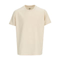 Youth crew neck T-shirt, chalk beige short-sleeve tee