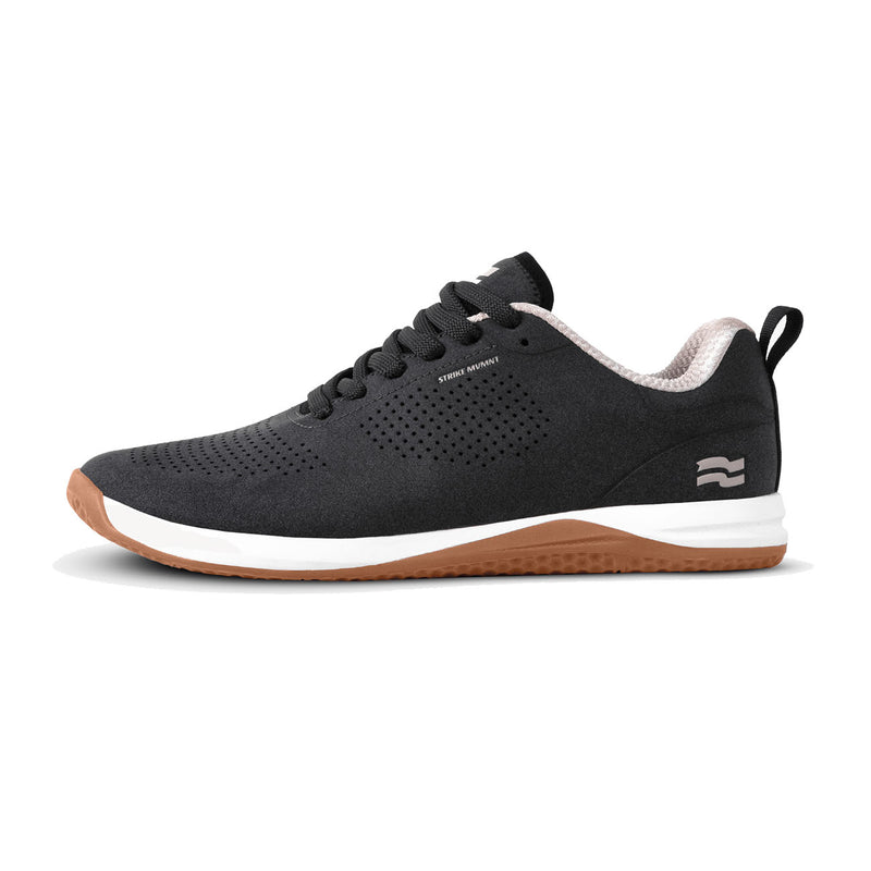 STRIKE MVMNT Sueze Trainer Matte Black / Gum