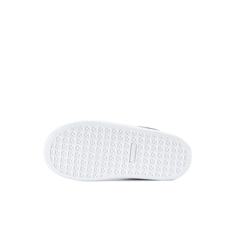 Toddler sneaker outsole, white rubber tread with textured pattern