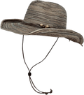 Quarter turn view Women's Sunday Hats style name Sunset Hat in color Pepper. Sku: S2C26270PEPPER