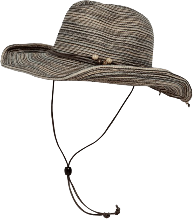 Quarter turn view Women's Sunday Hats style name Sunset Hat in color Pepper. Sku: S2C26270PEPPER