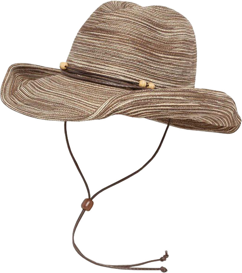 Quarter turn view Women's Sunday Hats style name Sunset Hat in color Cinnamon. Sku: S2C26270CNMN