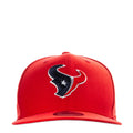 Red baseball cap with Houston Texans logo on front