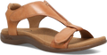 Quarter turn view Women's Taos Footwear style name The Show Wide in color Caramel. Sku: TSH-14039CARAW