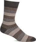 Quarter turn view Men's Sockwell Sock style name Ticking Tweed in color Mushroom. Sku: LD94M-720