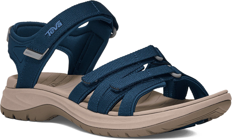 Quarter turn view Women's Teva Footwear style name Tirra Sport in color Blue Opal. Sku: 1173720-BEO