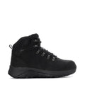Black men’s composite-toe lace-up work boot with padded collar and rugged tread sole