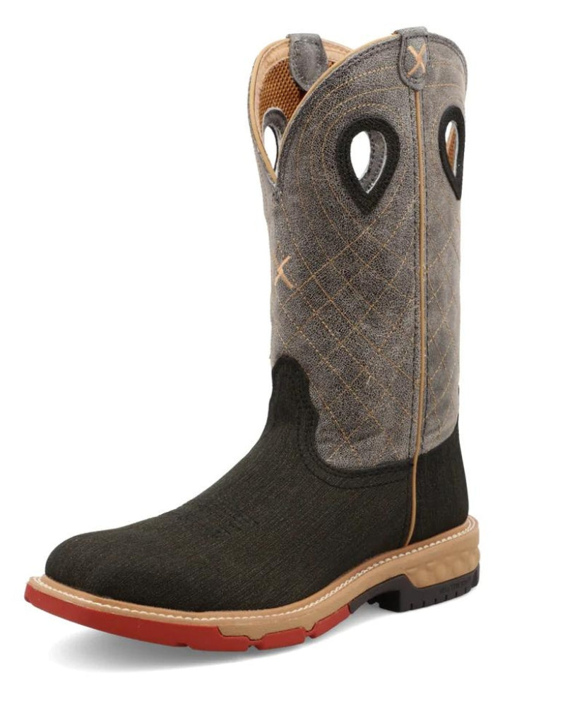 Twisted X Men's 12 Inch Western Work Alloy Toe duraTWX Slip-Resistant