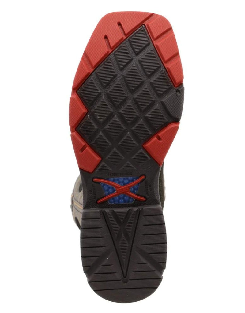 Twisted X Men's 12 Inch Western Work Alloy Toe duraTWX Slip-Resistant