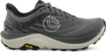 Quarter turn view Men's Topo Footwear style name Ultraventure 4 in color Grey/ Grey. Sku: M081-GRYGRY