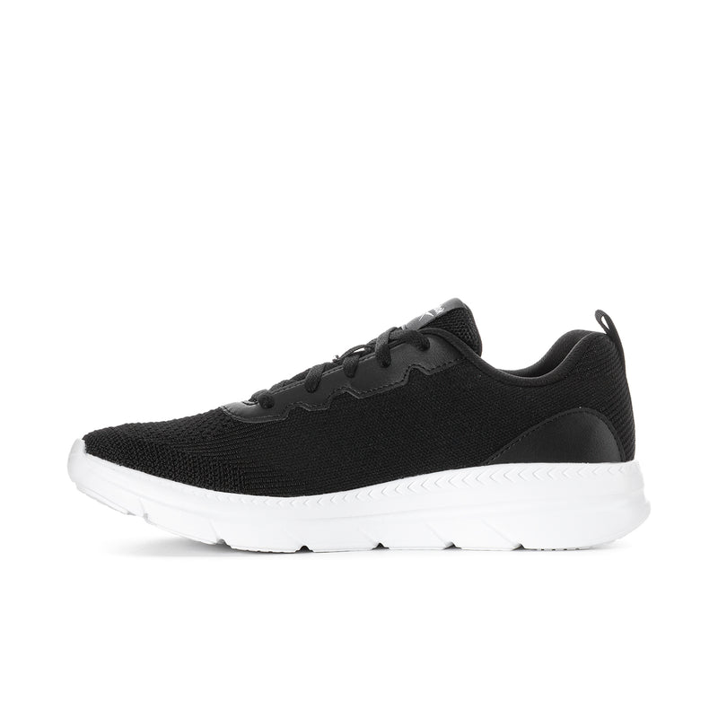 Reebok Velocity Pro men's black low-top sneakers with textured upper and white sole