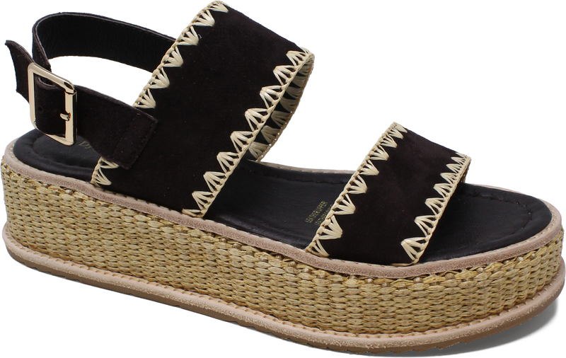 Women's Django & Juliette Vera in Chocolate Suede. Sku: DJ21555E91SU